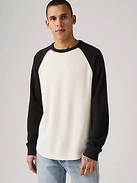 Thermal Raglan Crewneck T-Shirt