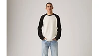 Thermal Raglan Crewneck T-Shirt