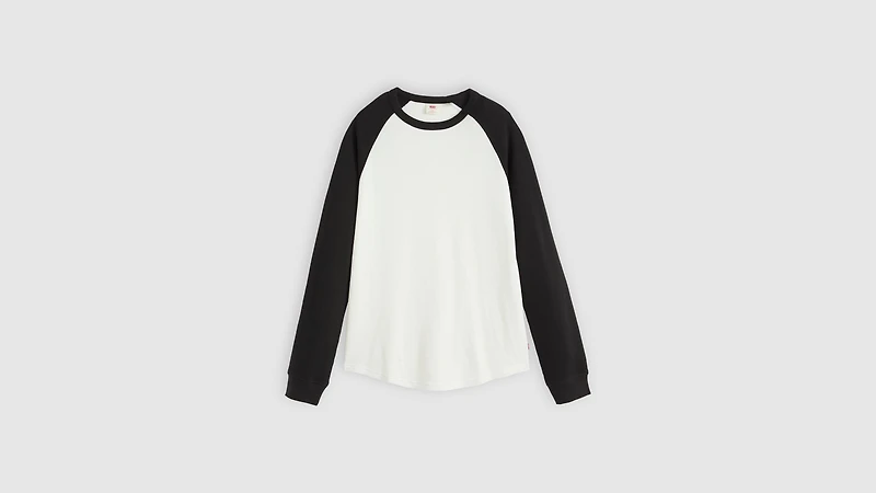 Thermal Raglan Crewneck T-Shirt