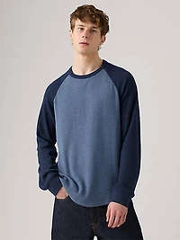 Thermal Raglan Crewneck T-Shirt