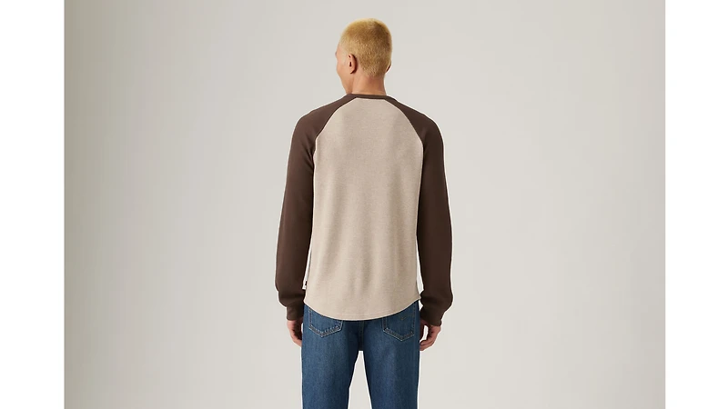 Thermal Raglan Crewneck T-Shirt