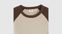Thermal Raglan Crewneck T-Shirt