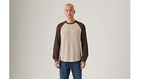 Thermal Raglan Crewneck T-Shirt