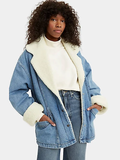 Retro Collar Sherpa Jacket