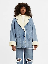 Retro Collar Sherpa Jacket