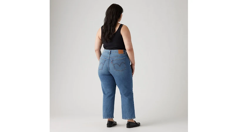 Wedgie Straight Jeans (Plus)