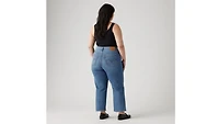 Wedgie Straight Jeans (Plus)