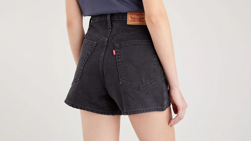 High Waisted Mom Women's Shorts