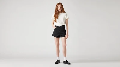 High Waisted Mom Women's Shorts