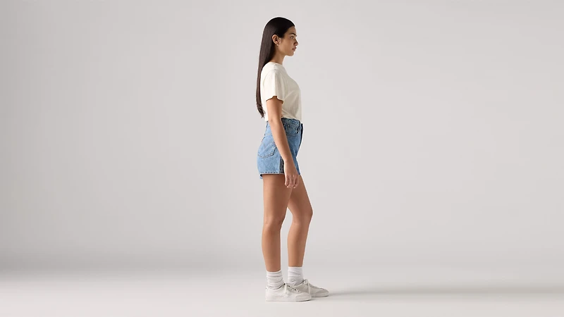 High Waisted Mom Women's Shorts