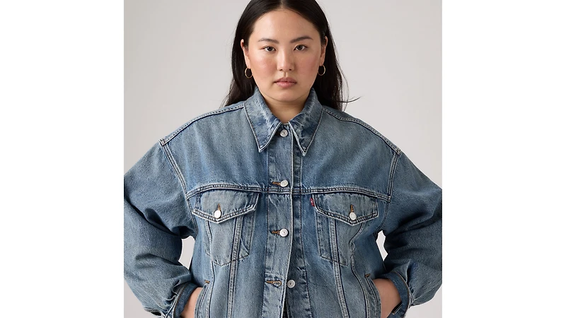 '90s Trucker Jacket (Plus Size)