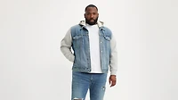 Hybrid Hoodie Trucker Jacket (Big)