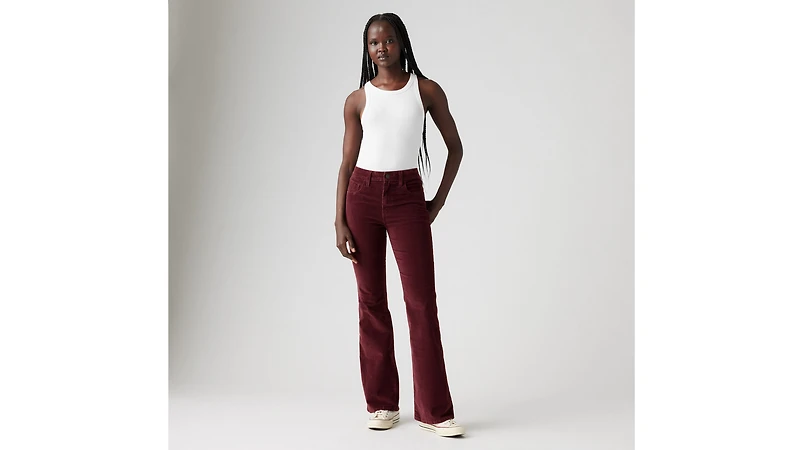 726 High-Rise Flare Corduroy Women's Pants