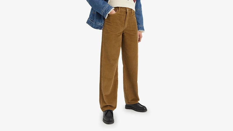 Baggy Dad Corduroy Women's Pants