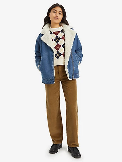 Baggy Dad Corduroy Women's Pants