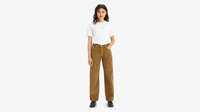 Baggy Dad Corduroy Women's Pants