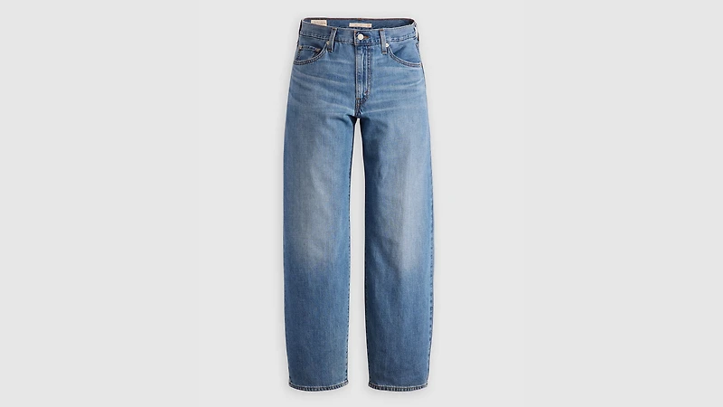 Baggy Dad Linen+ Denim Lightweight Women's Jeans