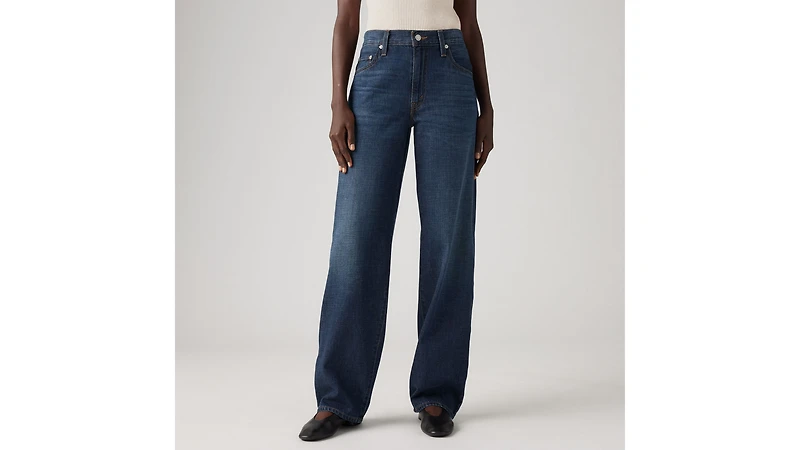 Baggy Dad Linen+ Denim Lightweight Women's Jeans