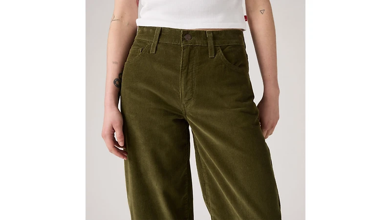 Baggy Dad Corduroy Women's Pants