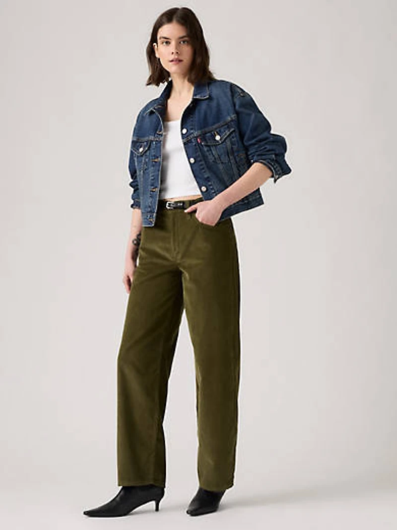 Baggy Dad Corduroy Women's Pants