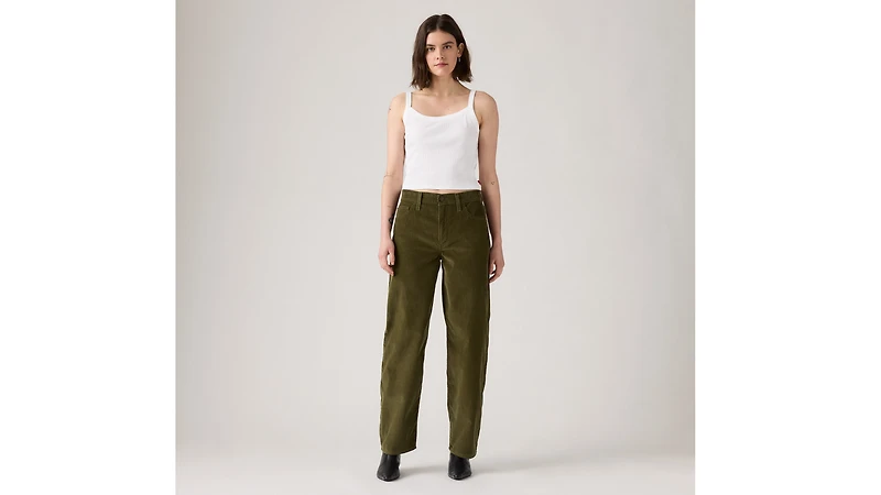 Baggy Dad Corduroy Women's Pants