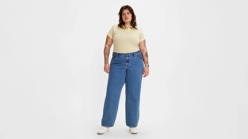 Baggy Dad Women's Jeans (Plus Size)