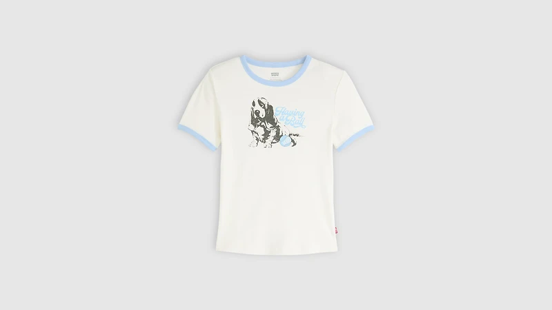 Graphic Logo Ringer Rickie Tee