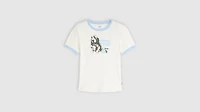 Graphic Logo Ringer Rickie Tee