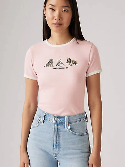 Graphic Ringer Rickie Tee