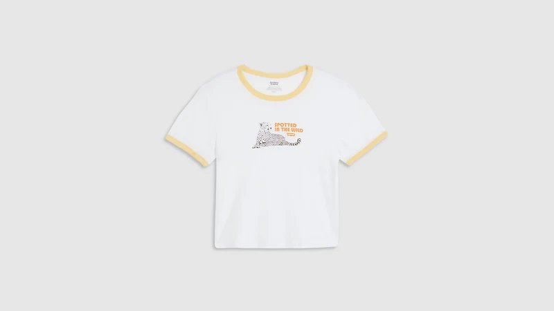 Graphic Ringer Mini T-Shirt