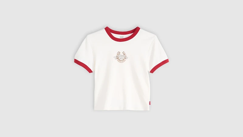 Graphic Ringer Mini T-Shirt
