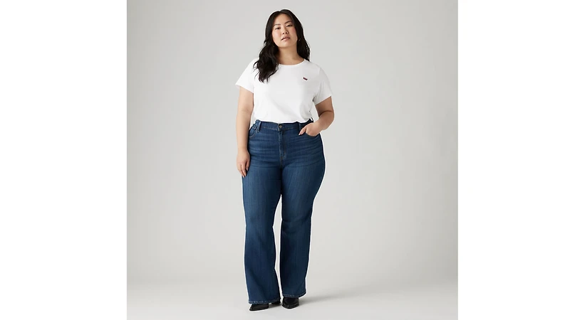 726 High Rise Flare Women's Jeans (Plus Size)