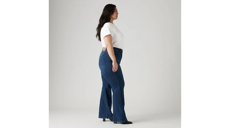 726 High Rise Flare Women's Jeans (Plus Size)