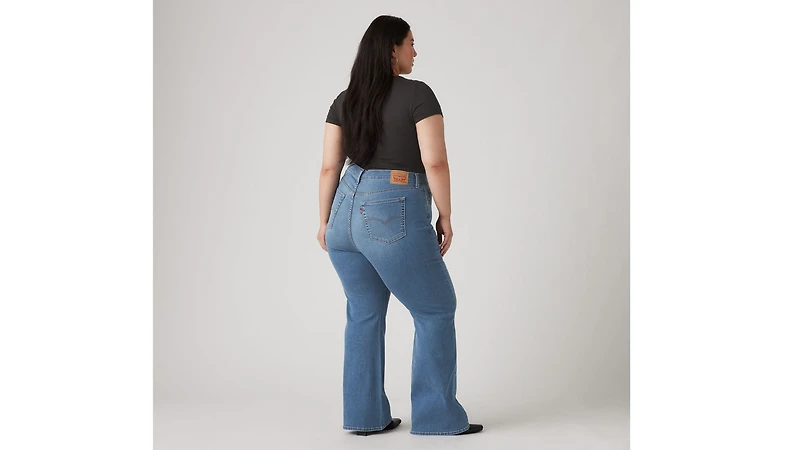 726 High Rise Flare Women's Jeans (Plus Size