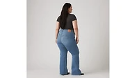 726 High Rise Flare Women's Jeans (Plus Size