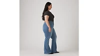 726 High Rise Flare Women's Jeans (Plus Size