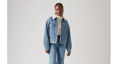 90s Sherpa Trucker Jacket