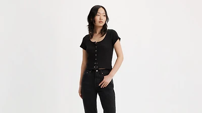 Britt Snap-Front Top