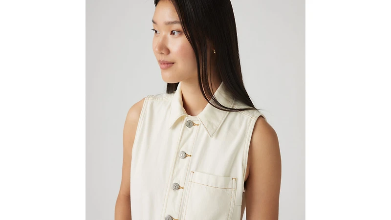 Lightweight Sleeveless Jumpsuit