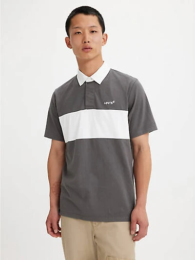Short Sleeve Union Blocked Rugby Shirt