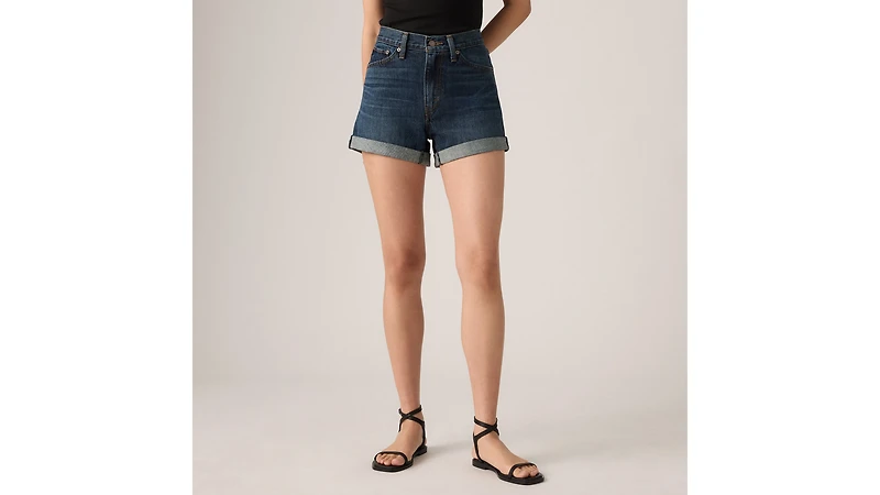 Rolled 80s Mom Women's Shorts