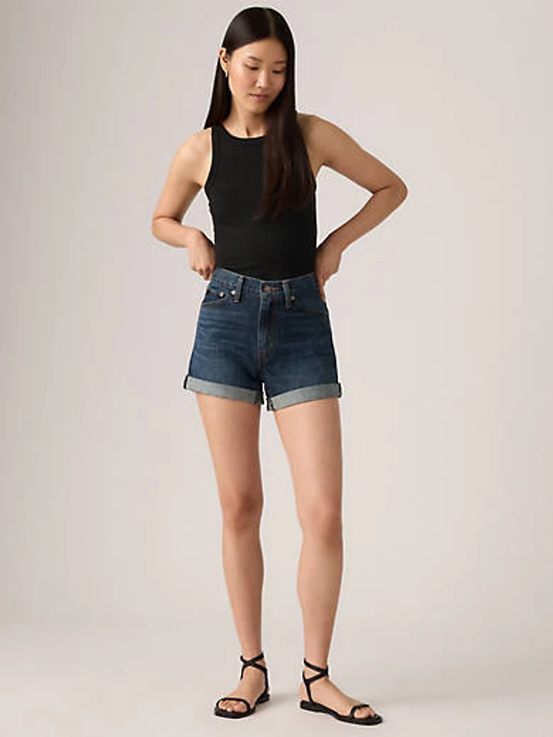 Rolled 80s Mom Women's Shorts