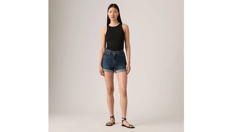 Rolled 80s Mom Women's Shorts