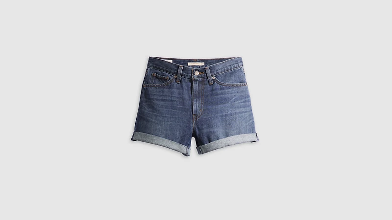 Rolled 80s Mom Women's Shorts