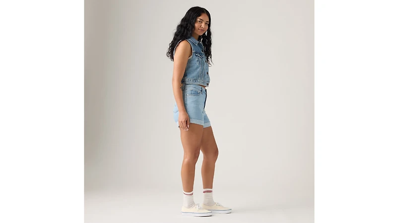 Rolled 80s Mom Women's Shorts