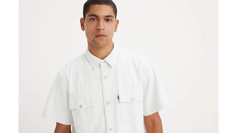 Short Sleeve Relaxed Fit Western Shirt