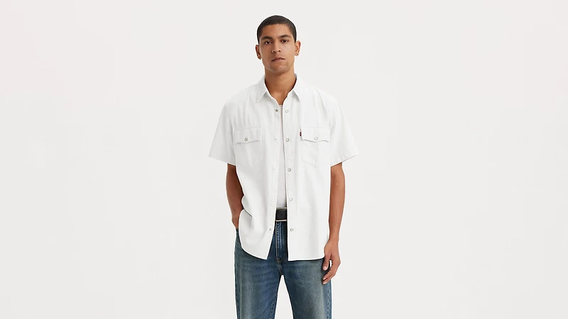 Short Sleeve Relaxed Fit Western Shirt