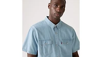 Short Sleeve Relaxed Fit Western Shirt