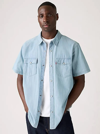 Short Sleeve Relaxed Fit Western Shirt