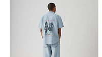Short Sleeve Relaxed Fit Western Shirt